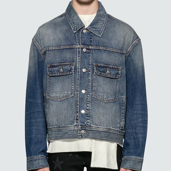 AMBUSH® UNTITLED LOGO DENIM JACKET SIZE 1 - Picture 6 of 16